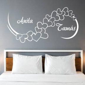 Kacskaringós falmatricák