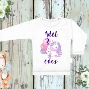 Gyerek unisex hosszú ujjú póló (92cm-116cm) (KIFUTÓ SZÉRIA)