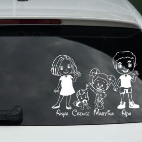 Családi autósmatrica