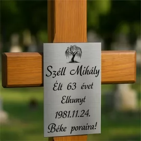 Sír felirat