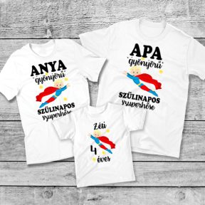 Családi póló szett