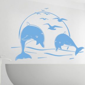 Vizi állatok falmatrica