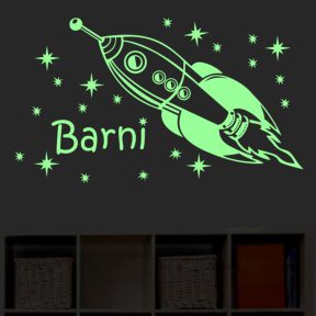 Sötétben világító falmatrica